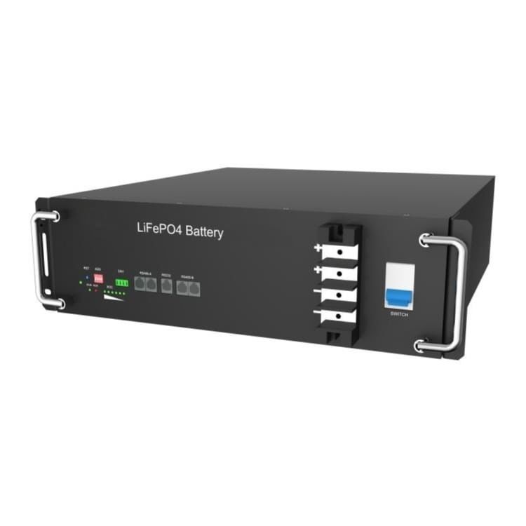 2560Wh 51.2V DC montage sur support batterie Lifepo4 pour le stockage industriel d'énergie commerciale