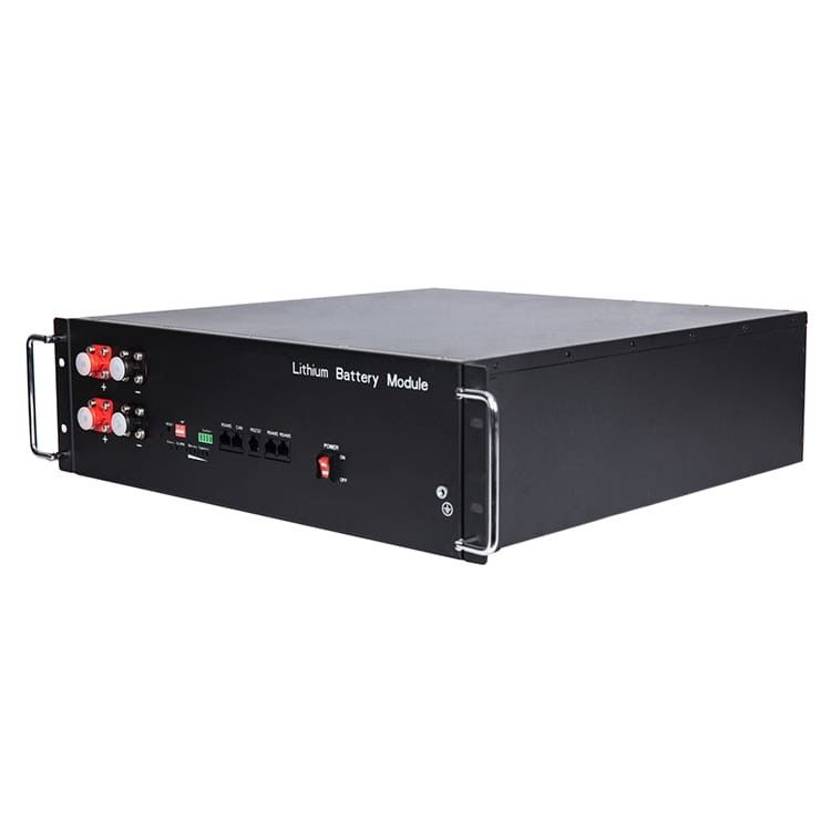 Basse tension 30kwh 50kwh Rackmount Lifepo4 Batterie au lithium Sélection de la réserve de puissance