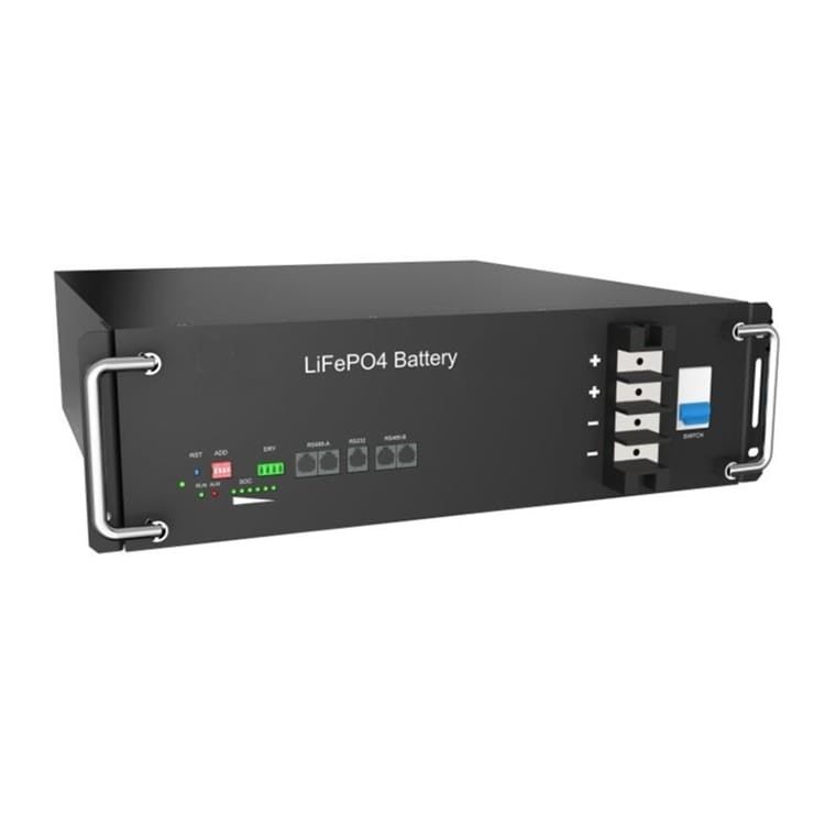 2560Wh 51.2V DC montage sur support batterie Lifepo4 pour le stockage industriel d'énergie commerciale