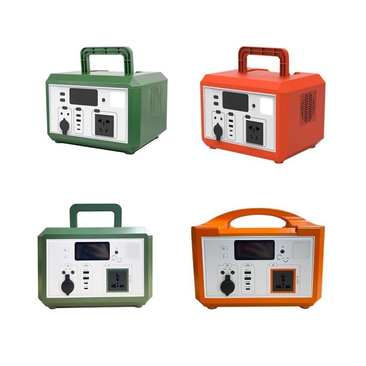 Une batterie portable Lifepo4 de 600W, générateur d' énergie solaire pour le camping.