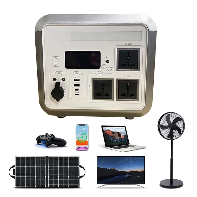 Système de batterie de stockage d' énergie solaire LiFePO4, centrale électrique de 1200W pour camping en plein air