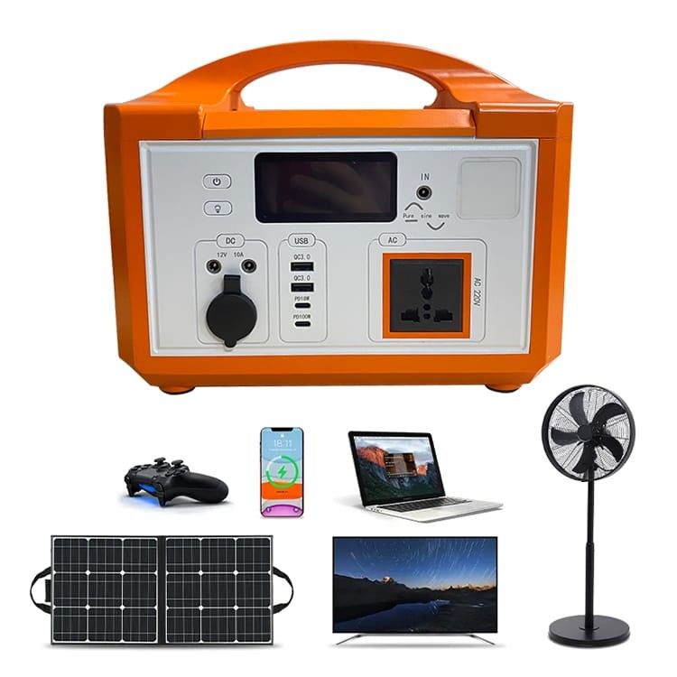 Une centrale électrique à batterie au lithium portable de 460 wh, une alimentation électrique portable extérieure de 600 Watt.