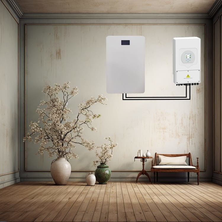 5.12kwh hybride de la batterie Lifepo4 tout en un pour résidentiel