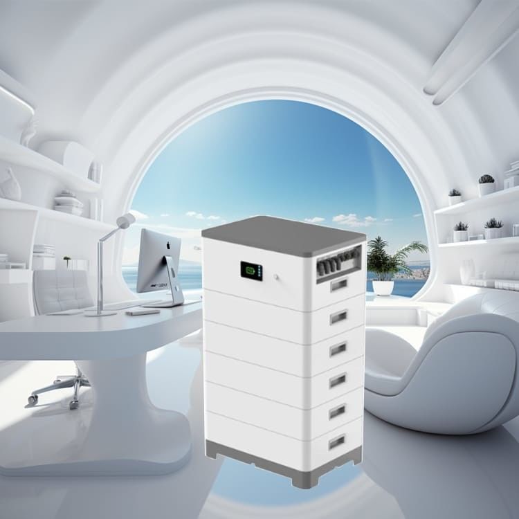 Système de stockage d'énergie domestique au sol 48V 10,24 kWh 200A Batterie au lithium Lifepo4