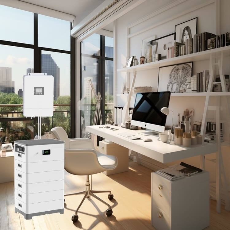30Système de stockage de batterie solaire résidentielle de 48 V avec cellule de lithium fer phosphate