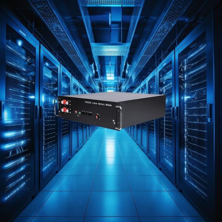 Batterie au lithium-ion montée sur un rack 14Kwh Système de stockage d'énergie domestique 48V Solar LiFePO4