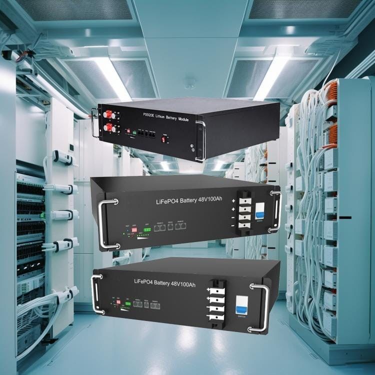 10.24kwh 200Ah batterie au lithium Lifepo4 Rackmount batterie au lithium Système de stockage d'énergie pour la maison