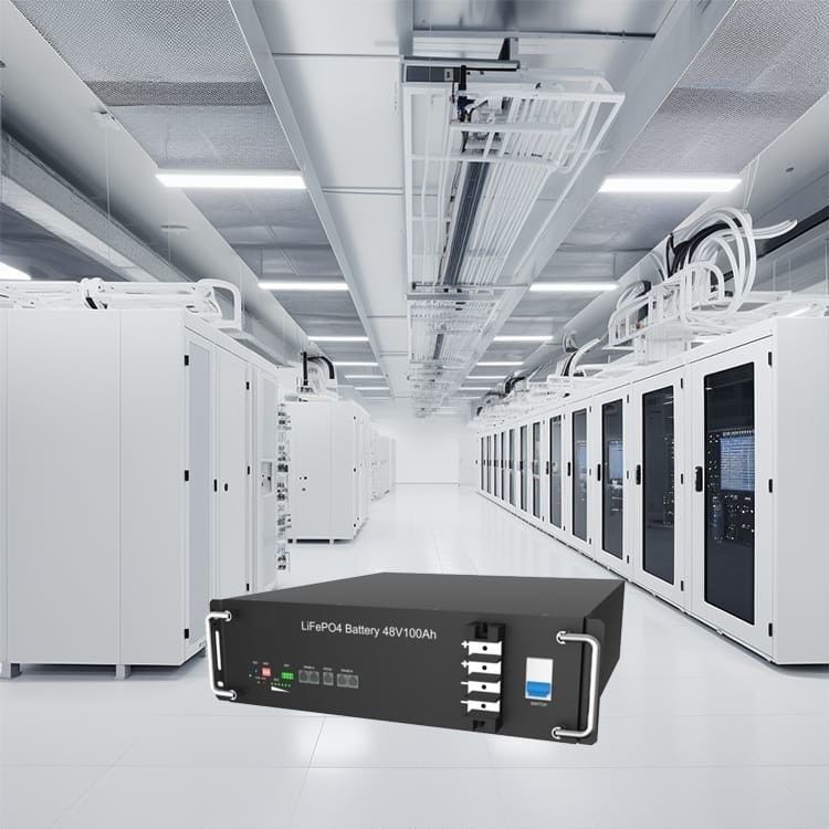 Batterie au lithium à montage noir, 51.2 V 100h Batterie Lifepo4 pour système solaire